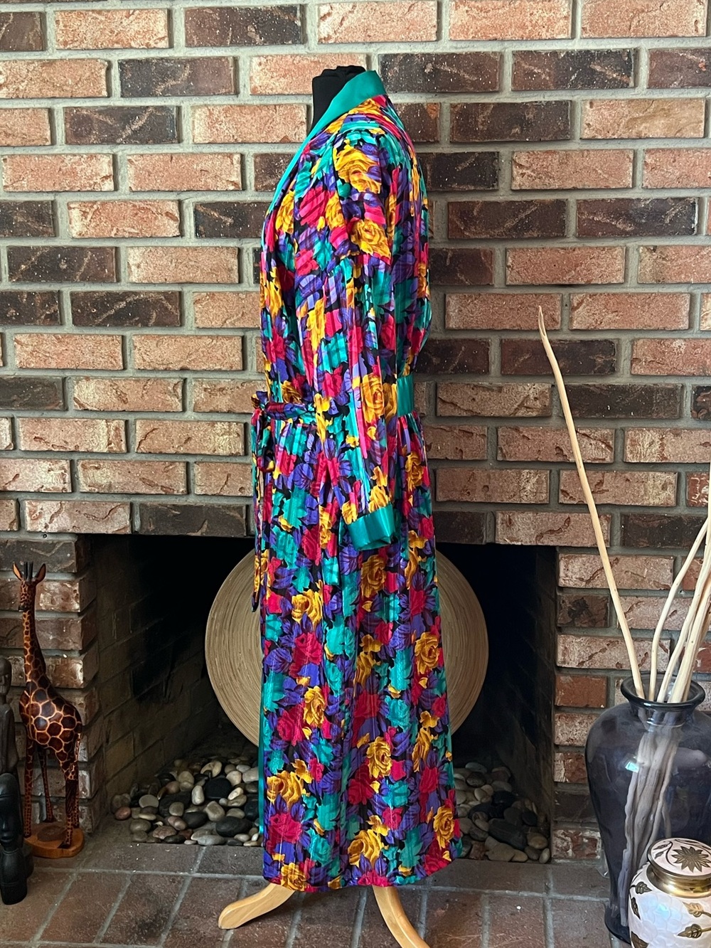 Floral Belted Robe - Picture 3 of 4